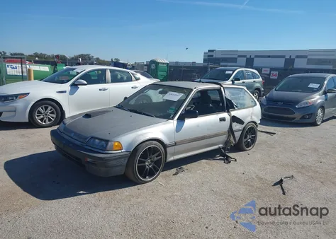 1988 Honda Civic 1.5 Dx z USA, uszkodzony, nr VIN JHMED6455JS031655